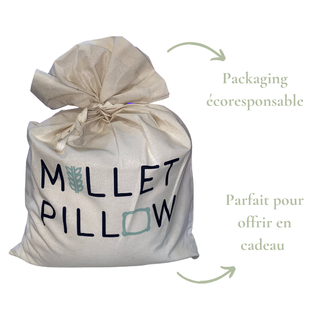 Oreiller ergonomique en millet : L'exigeant Oreiller ergonomique en millet : L'exigeant