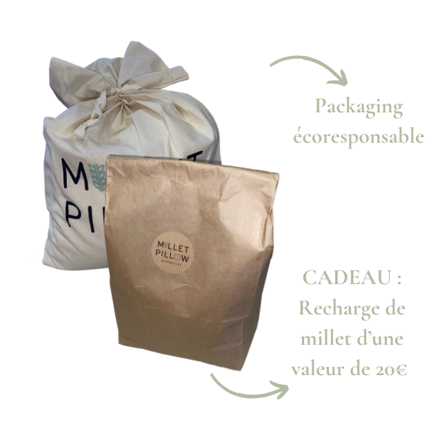 Oreiller ergonomique en millet : L'exigeant